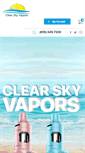 Mobile Screenshot of clearskyvapors.com
